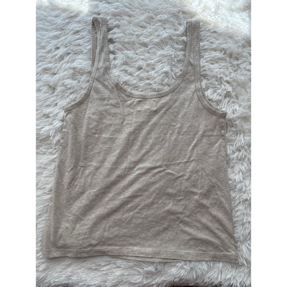 Mate The Label | Cotton Layering Tank | Heather Oat | Small - Picture 2 of 3